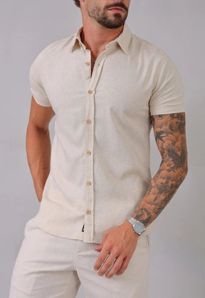Camisa Masculina Linho com Viscose