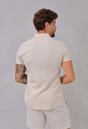 Camisa Masculina Linho com Viscose