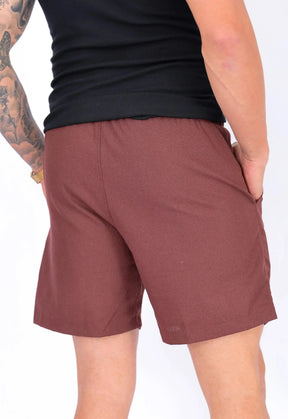 Shorts de Linho Masculino Marrom