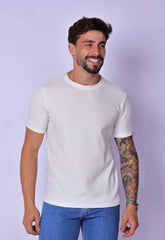 Camiseta Masculina Tricot Branca