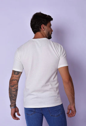 Camiseta Masculina Tricot Branca