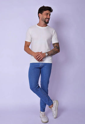 Camiseta Masculina Tricot Branca
