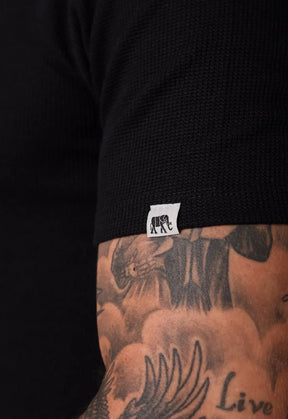 Camiseta Masculina Tricot Preta